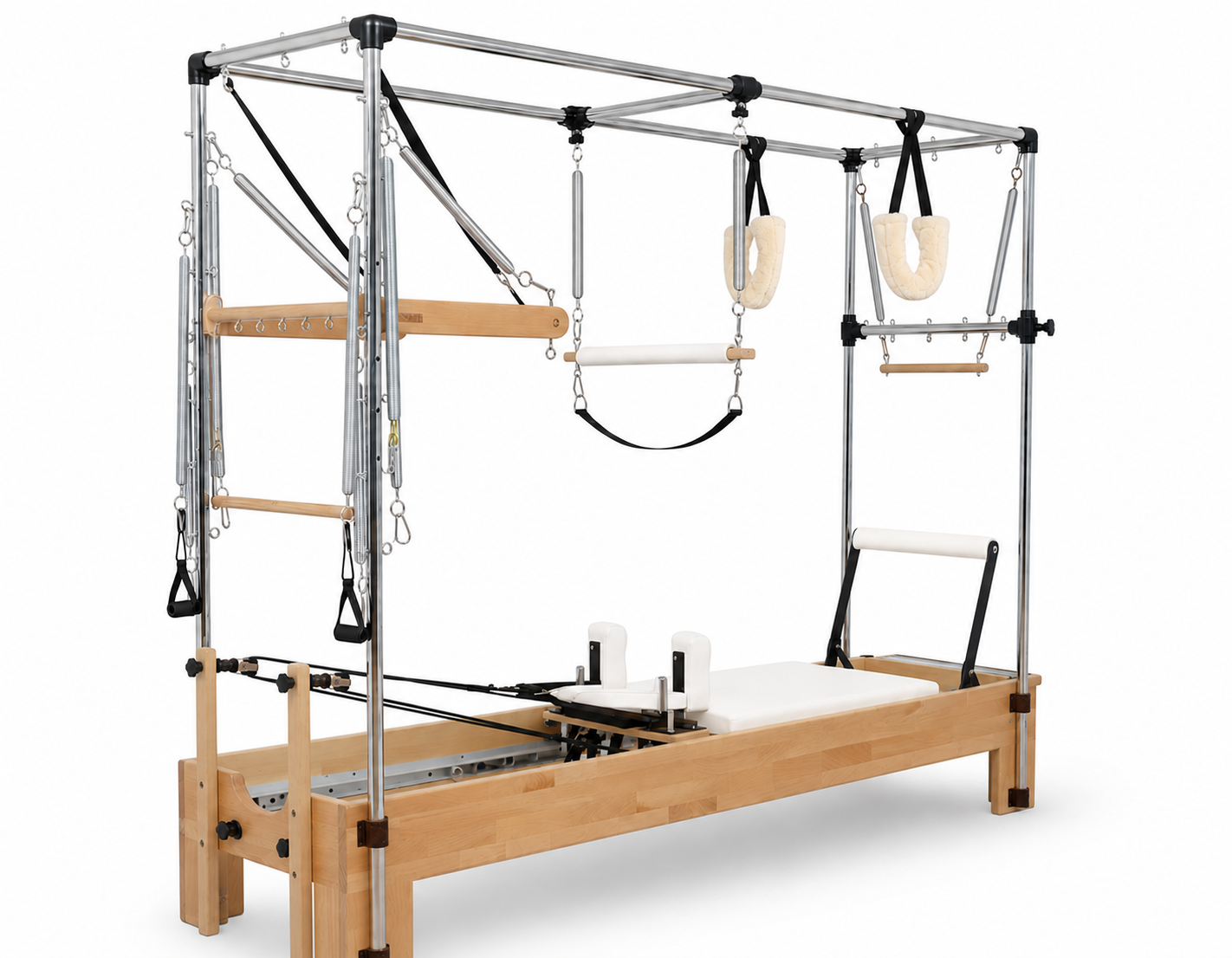 Norden Core Cadillac Reformer, White Leather
