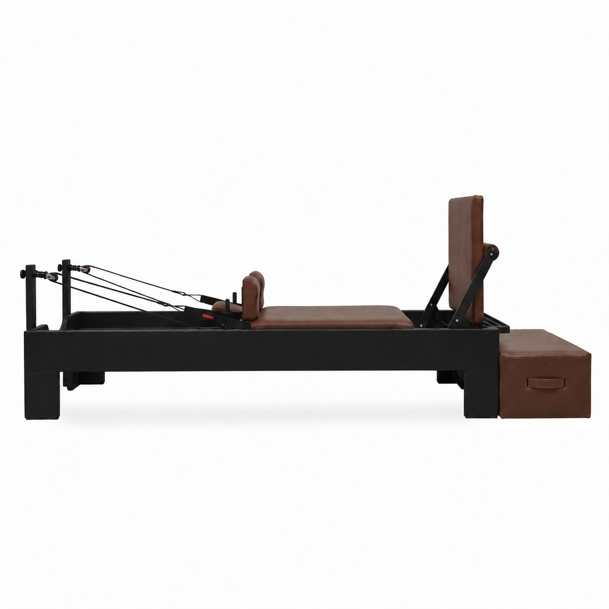 Norden Core Basic Reformer, Black Frame, Brown Leather