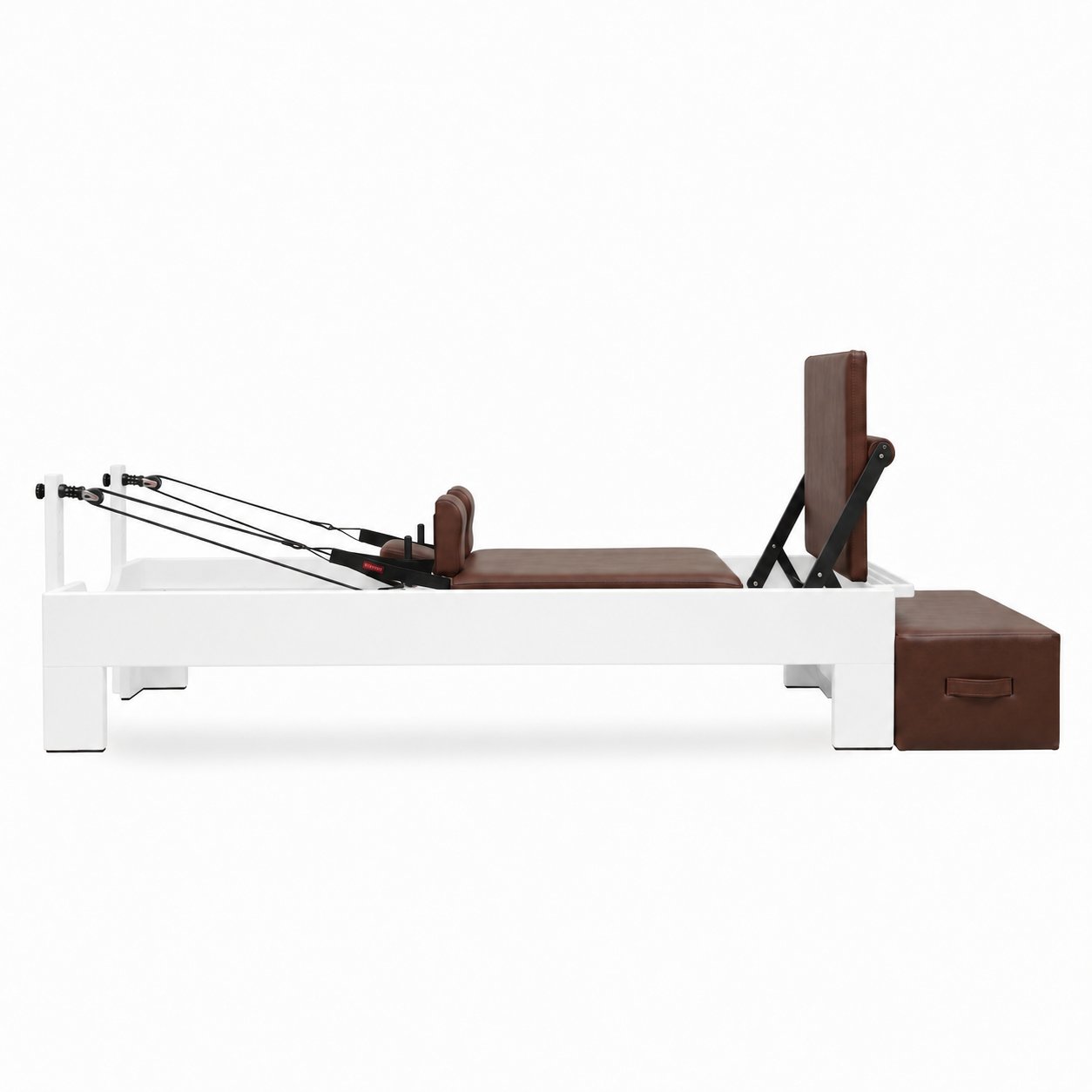 Norden Core Basic Reformer, White Frame, Black Leather